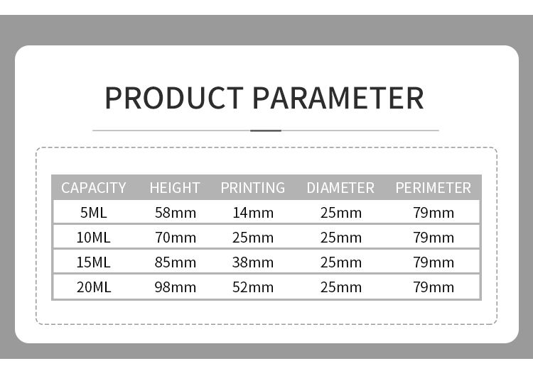 Custom 5ml 10ml 15ml 20ml Serum Cosmetic Packaging Transparent Flat Shoulder Empty Repair Essential Oil Glass Dropper Bottle details