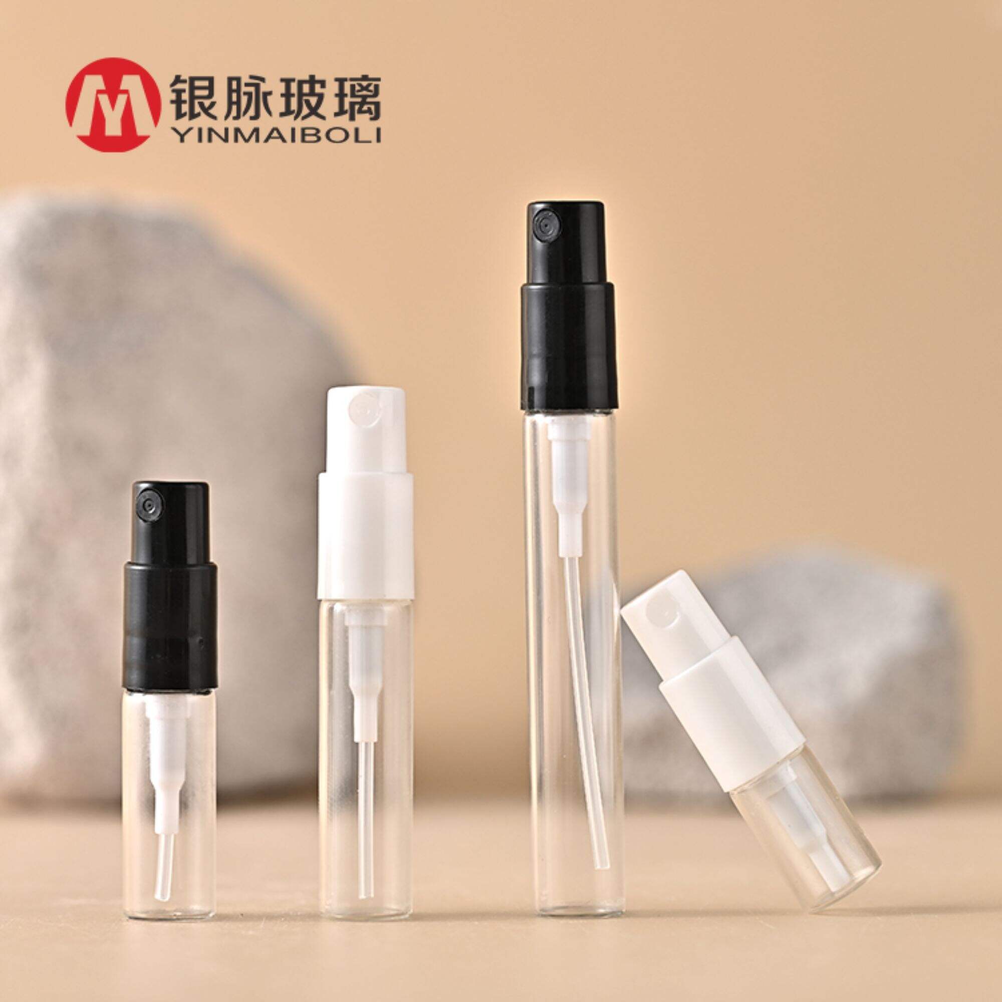 Mini Sample 1ML 2Ml 3Ml 5Ml Empty Tester Clear Glass Pump Spray Bottle Vials For Pocket Perfume