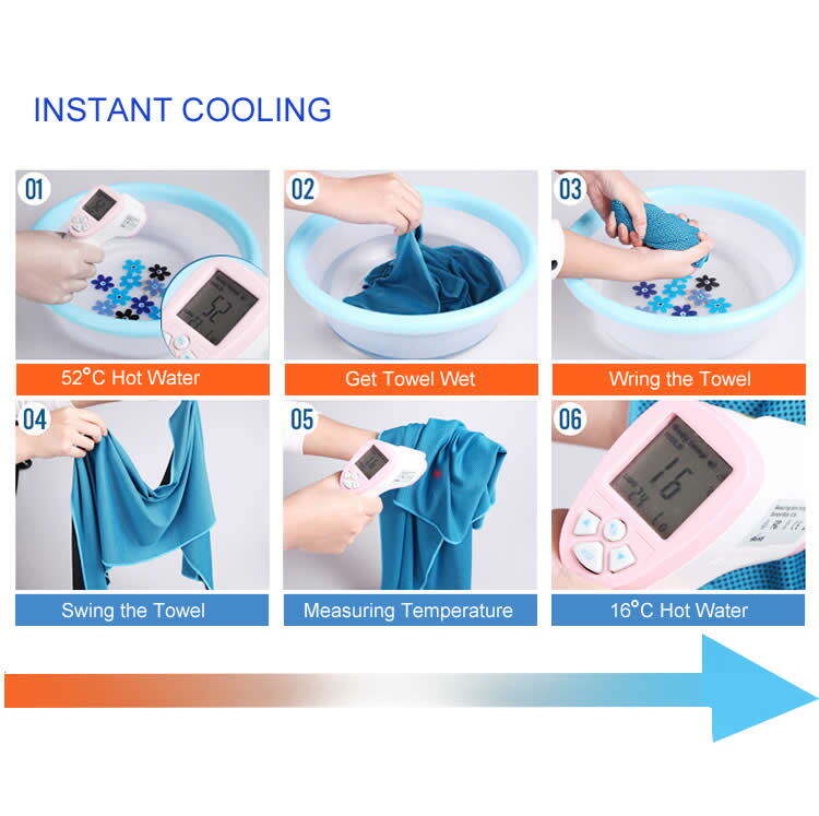 Eco Friendly Instant Cooling Quick Dry Towel factory