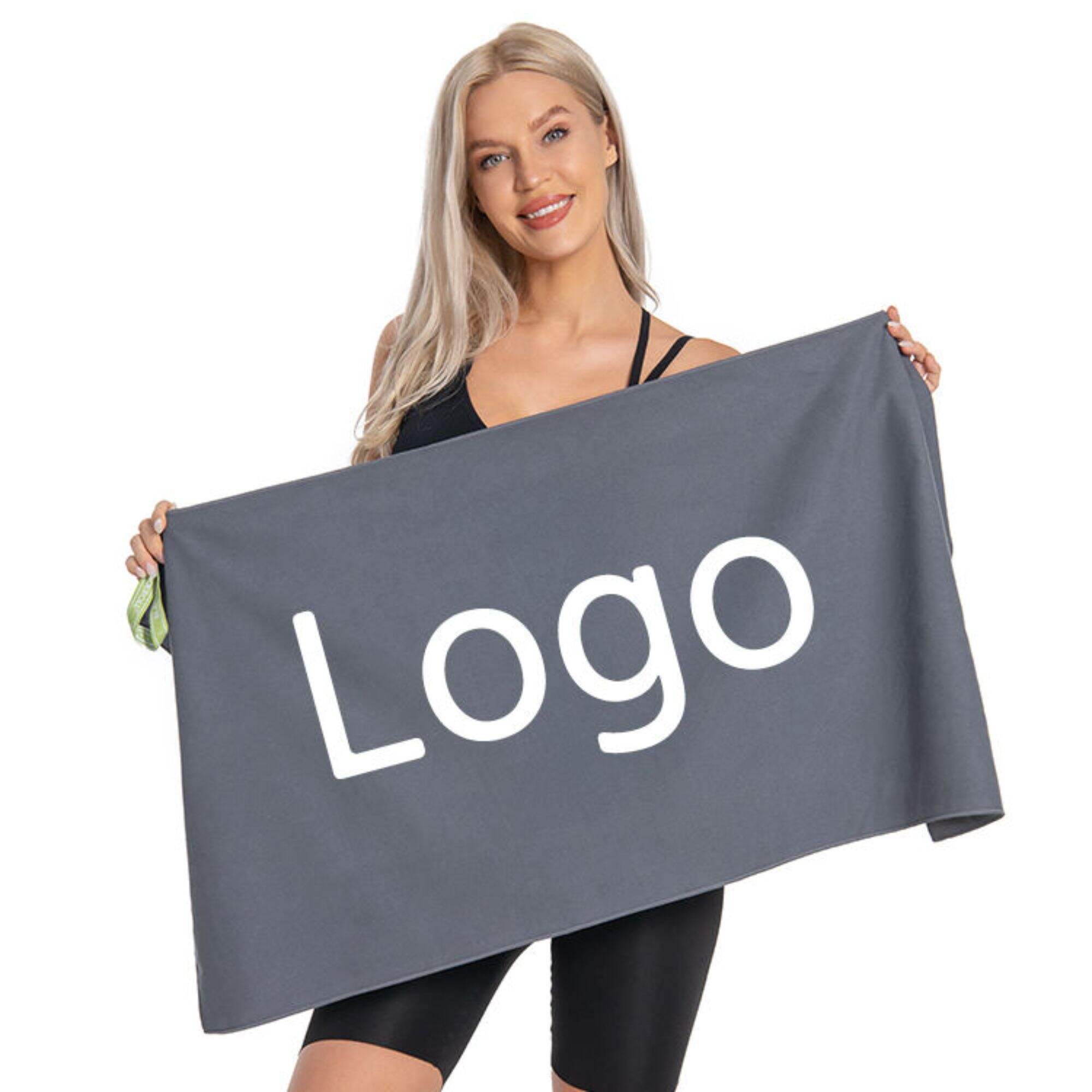 Custom Printed Logo Microfiber Gym Sport Towel