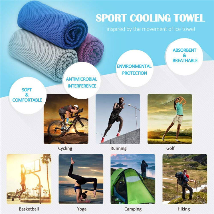 Refreshing Custom Cooling Sport Towel manufacture