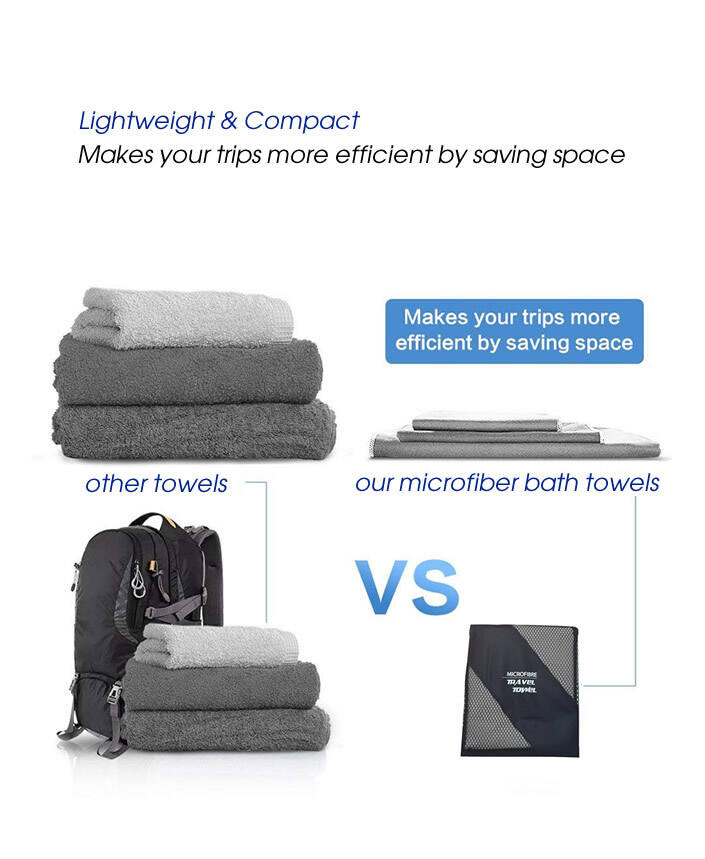 Quick-dry Microfiber Towel With Mesh Bag manufacture