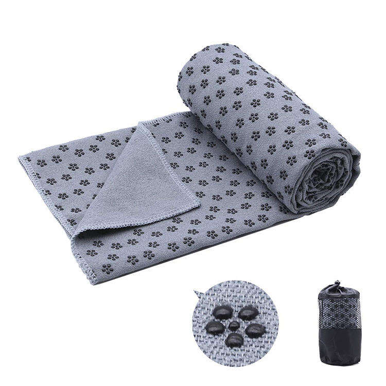 Custom Non Slip Hot Grip Yoga Mat Towel