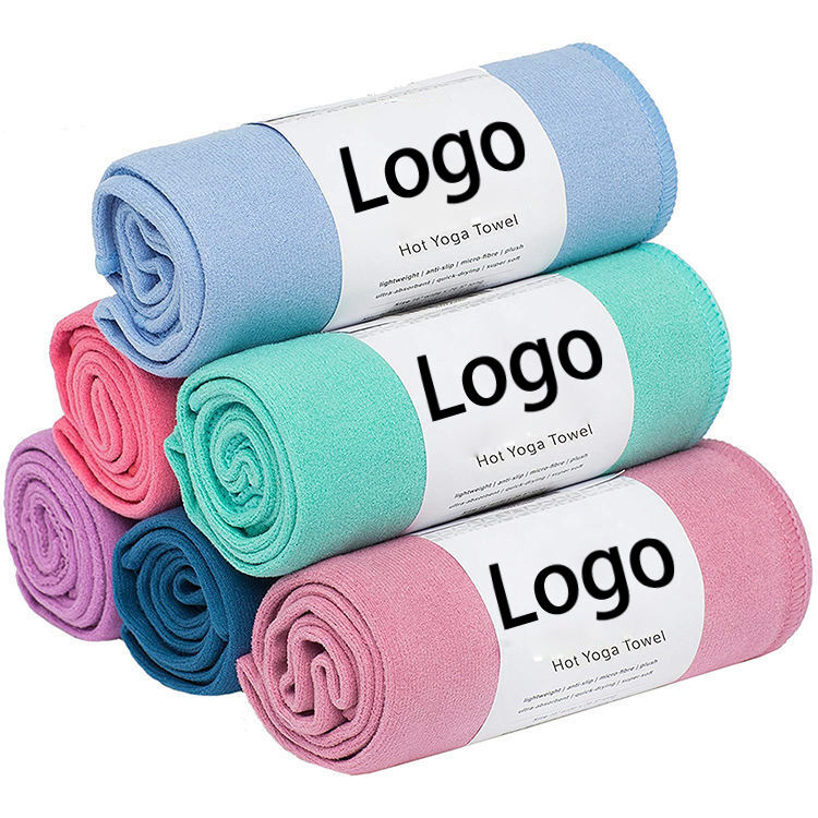 Non Slip Custom Foldable Yoga Mat Towel