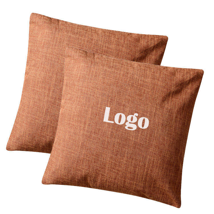 Custom Print Decorative Throw Cotton linen Pillow Cover