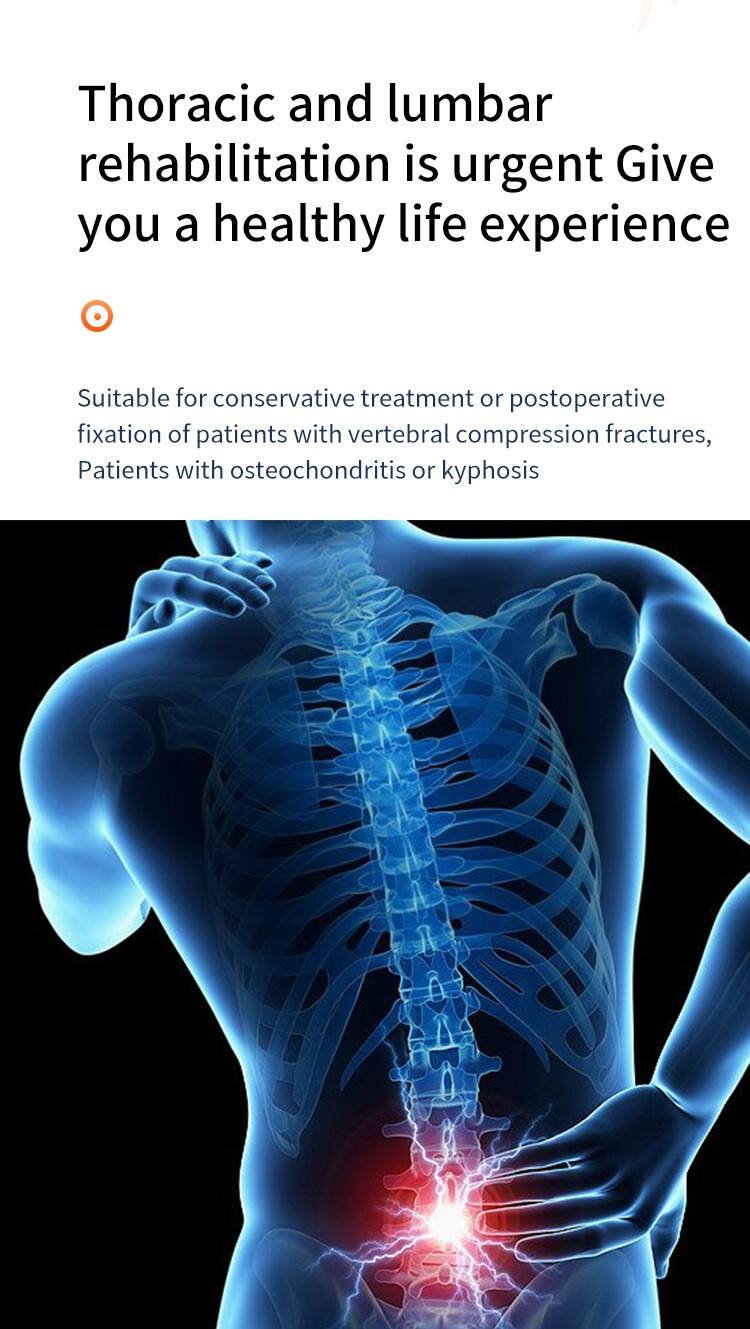 Adjustable Orthopedic Thoracolumbar Brace Jewetts Hyperextension Support For Enhanced Lumbar Stability supplier