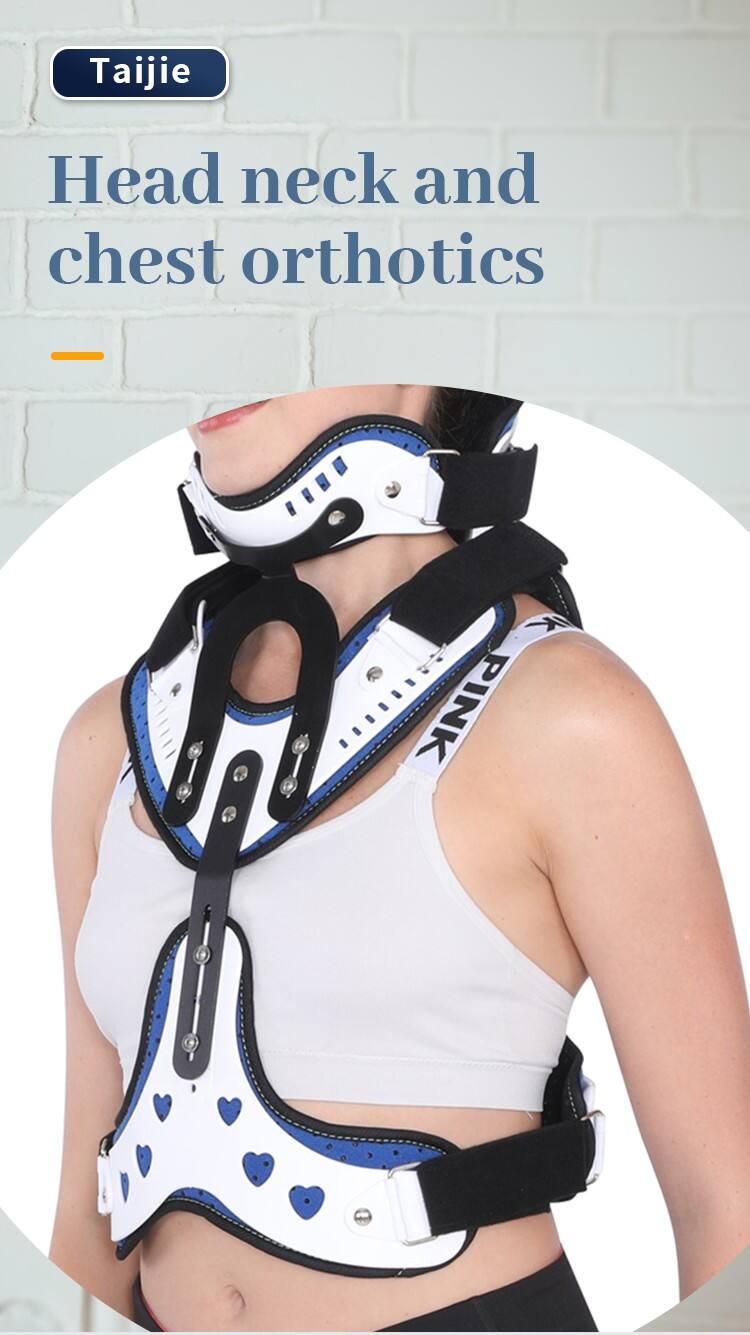 TJNM001 Recovery Aid Premium Cervical Thoracic Orthosis Adjustable Head Neck And Chest Support For Posture Correction And Rehabilitation supplier