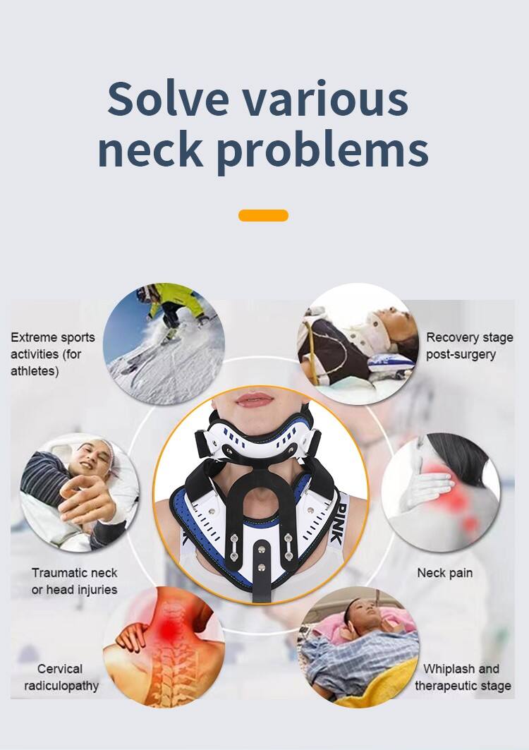 TJNM001 Recovery Aid Premium Cervical Thoracic Orthosis Adjustable Head Neck And Chest Support For Posture Correction And Rehabilitation supplier