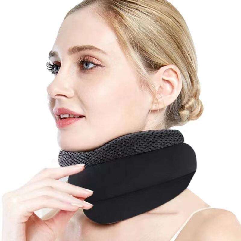 TJ-NM008 Gentle Support Adjustable Soft Foam Cervical Collar Neck Brace Stabilizer For Enhanced Pain Relief