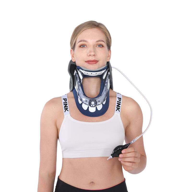 TJ-NM004 Cervical Comfort Medical-Grade Sponge Neck Collar With Inflatable Massage For Physiotherapy And Pain Relief