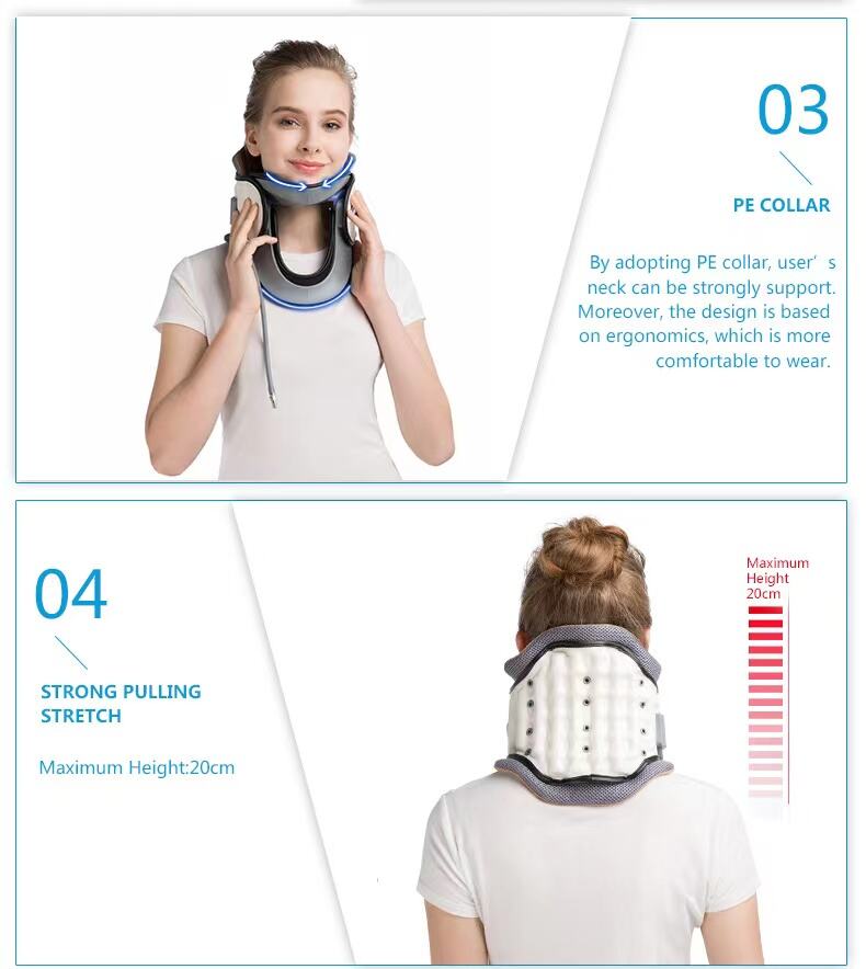 TJ-NM006 Therapeutic Collar Medical-Grade Inflatable Neck Brace For Soothing Stiff Neck Relief And Support manufacture