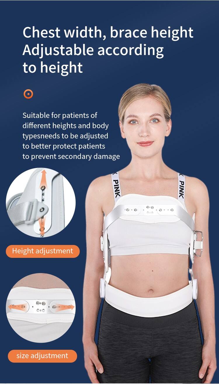 Adjustable Orthopedic Thoracolumbar Brace Jewetts Hyperextension Support For Enhanced Lumbar Stability supplier