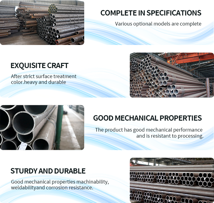 Api 5l Erw Pipeline Straight Seam Electric Resistance Welded Carbon Steel Seamless Pipe  steel pipe factory supplier