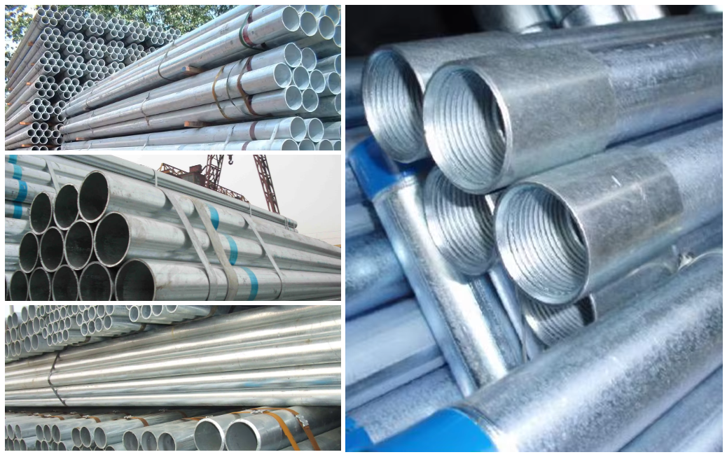 Galvanized Steel 2''-4'' Gi Pipe Hot Dip GI Galvanized Steel Pipe and Tubes Galvanized Pipe Price manufacture