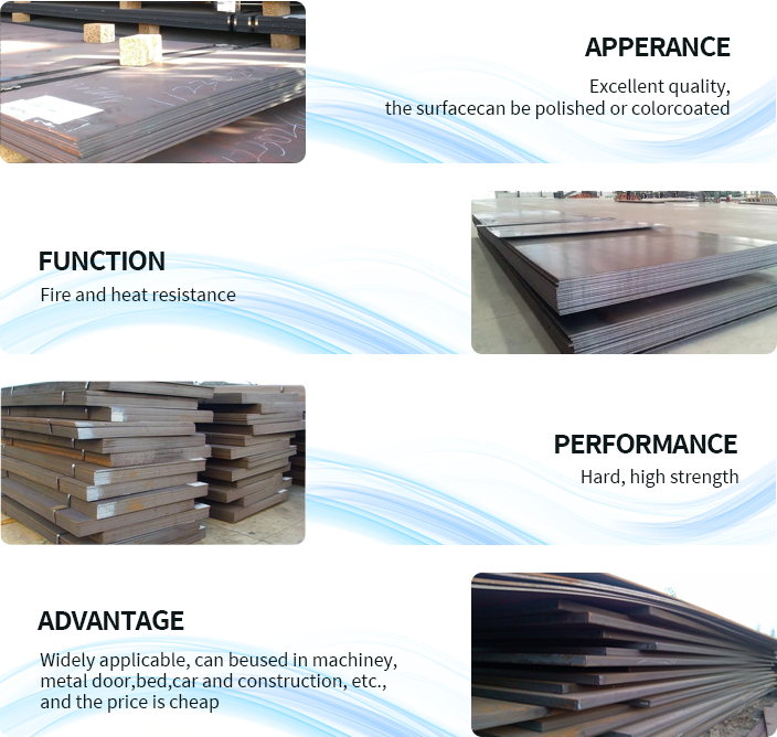 S235 ST37 Best ASTM A36 hot rolled carbon steel plate/ carbon steel sheet details