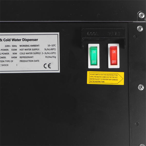 hot and chilled water dispenser