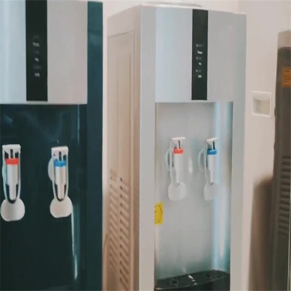 Say goodbye to boring water bottles and hello to a 5 gallon water dispenser that gives you hot and cold options.