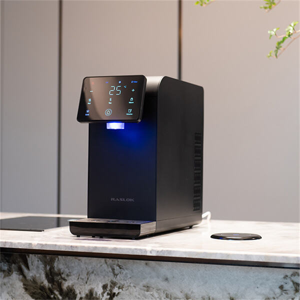 Say goodbye to plastic water bottles with a countertop water cooler