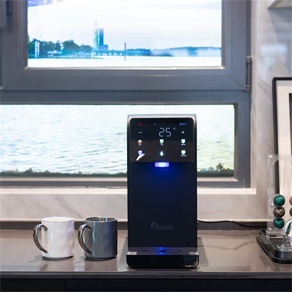 Experience the convenience of instant hot and cold water at your fingertips