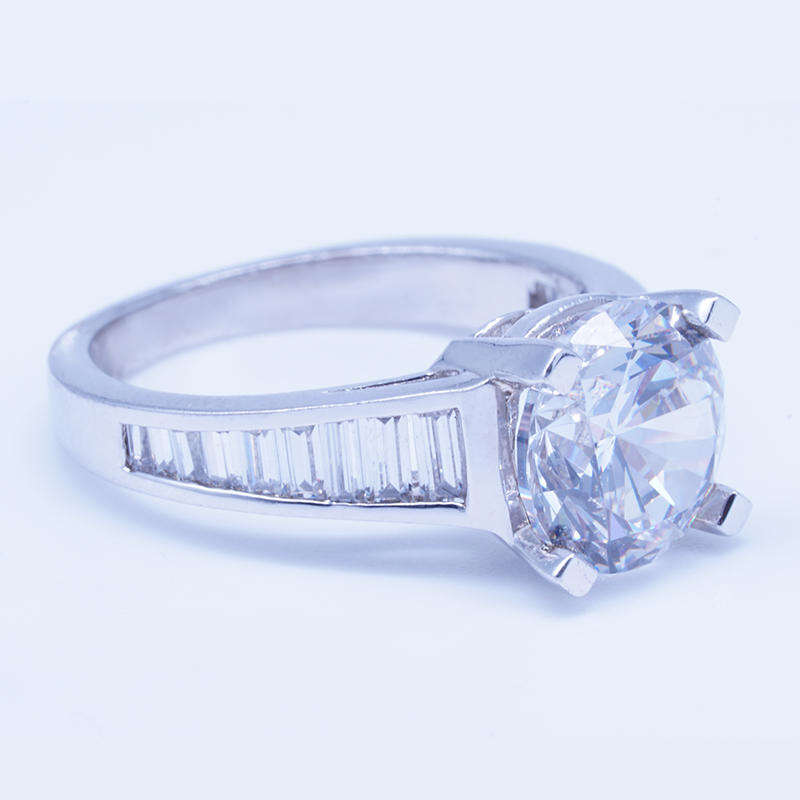 wholesale fashion charming 925 silver diamond rings