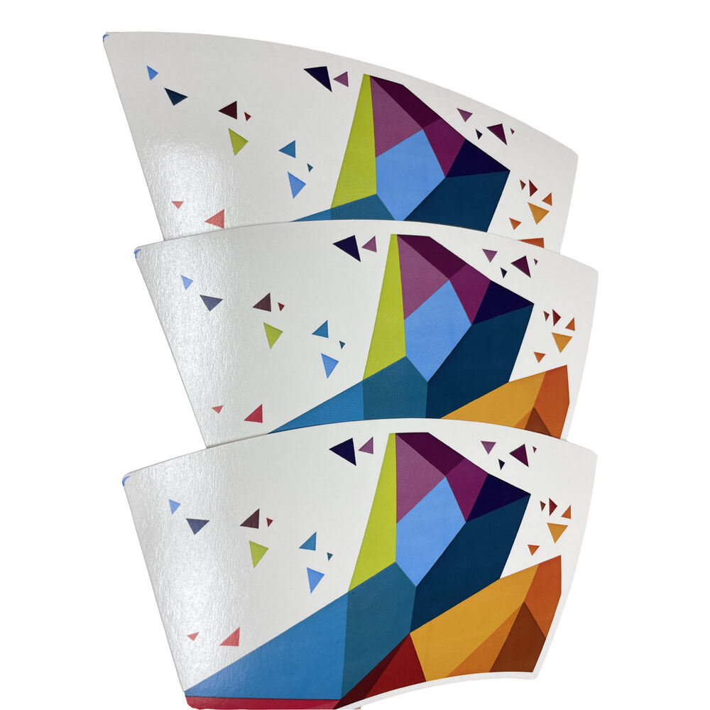 7 oz Shirong die-cut flexography printing coffee cups pe coated paper fan raw material for paper cup printing machine details