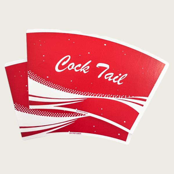 Personalize your cups with paper roll designs