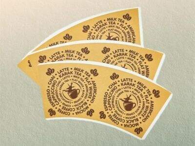 Custom Paper Cup Fan Blanks for Bulk Orders