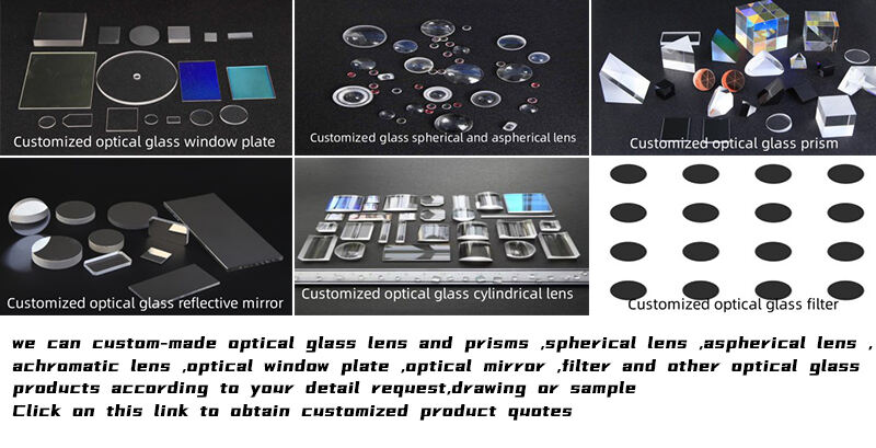 High Quality Optical glass double glued lens AR Coated Concave convex Achromatic Lens manufacture