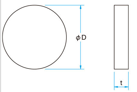 Détails de miroir optique réfléchissant en verre N-BK1, diamètre personnalisé 300-7mm