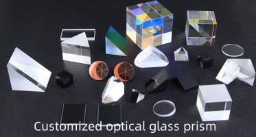 BK7 K9 Optical Glass mini Glued Prism Customizable Beamsplitter Cube Prism factory