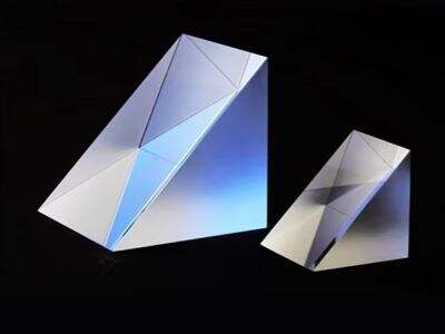 Customized Optical Glass Mirror 90 Degree Refraction Right Angle Triangular Prism