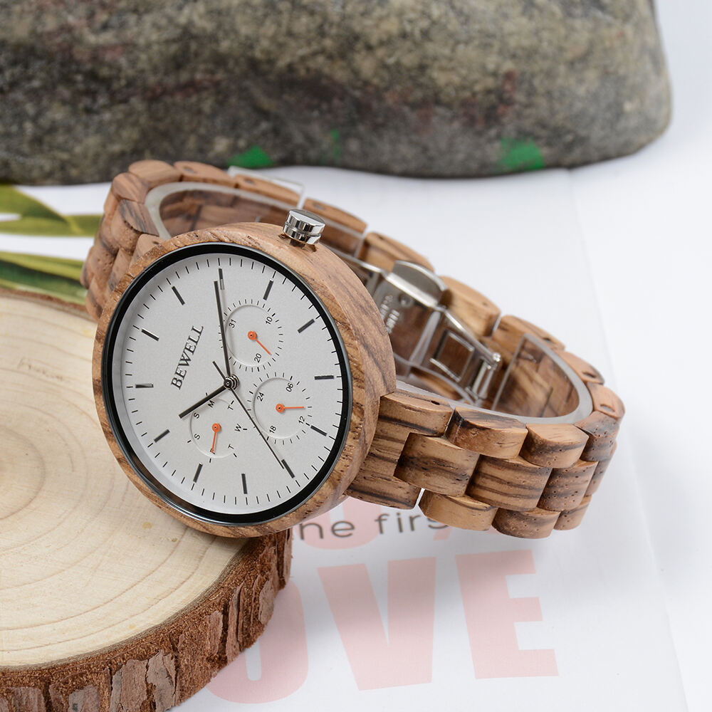 Build your own brand watches men women from China chronograph watch wooden wristwatch manufacture