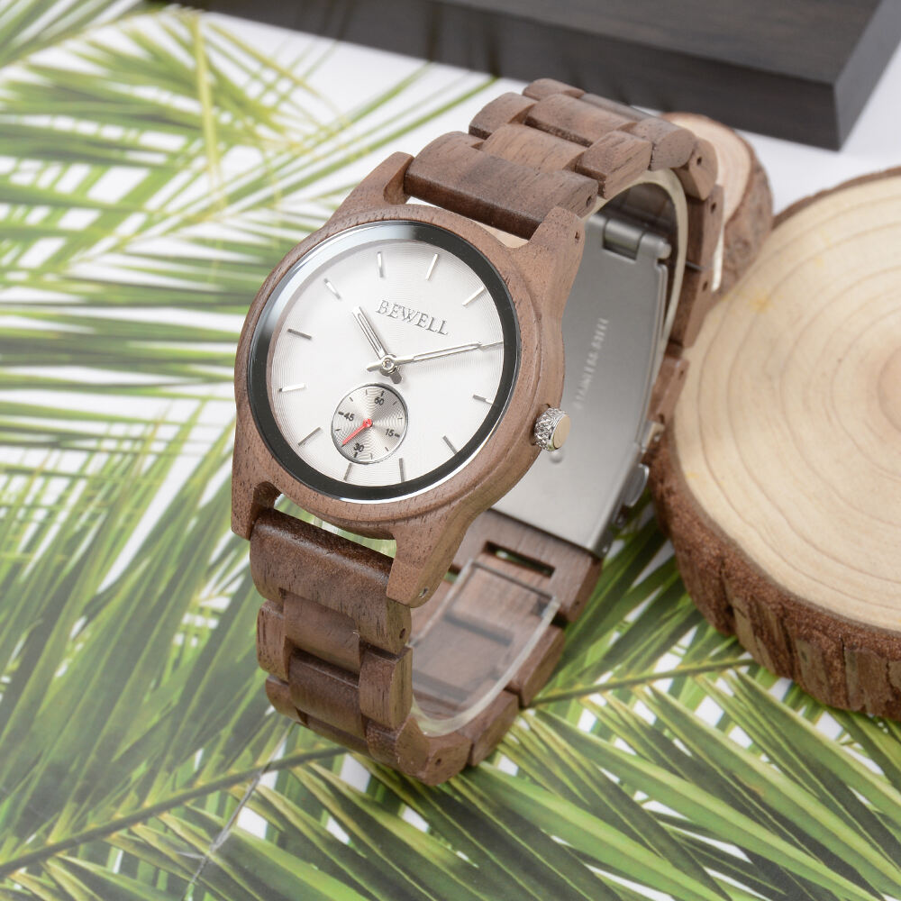 Charming watch personalized custom logo wood watch bezel ladies watches luxury details