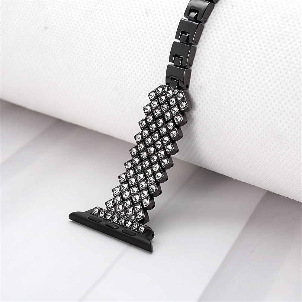 Fashion band for women metal band with stone decoration simple design bracelet