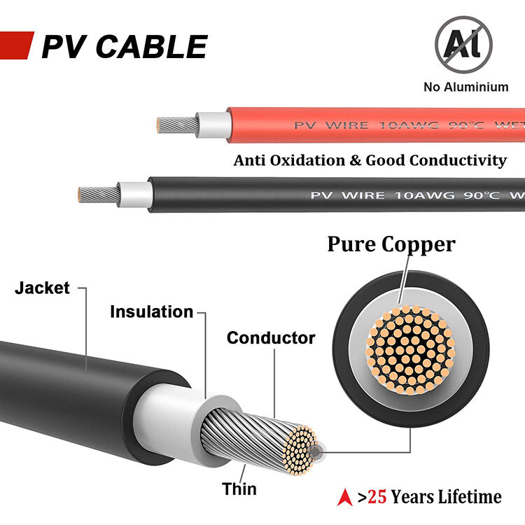 Connecteur de borne de batterie de panneau solaire PV Câble d'extension d'énergie de panneau solaire DC Câble solaire 6 mm2 4 mm2 fournisseur