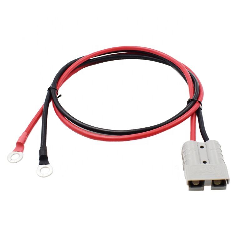 Battery Charger Wiring Harness 50A Battery Connector to O Ring Terminal Length Customizable supplier