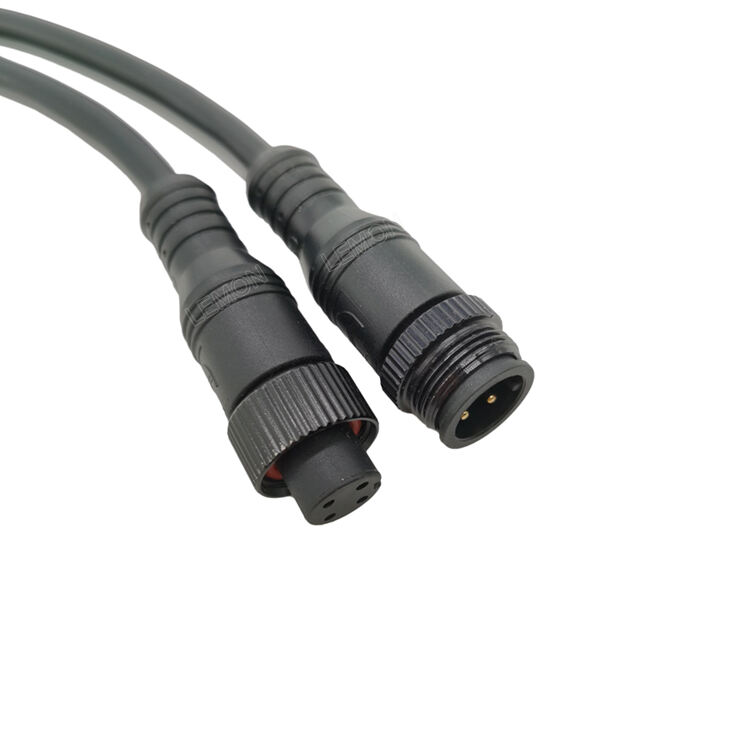 M8 M12 M14  Waterproof Connector 2 3 4 5Pin 2 3  4 5 Core IP67  Male Female Plug LED Connector supplier