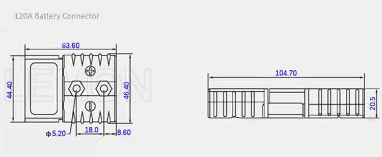 50A 120A 175A 350A Solar Panel Cable Adapter Battery Power Connector manufacture