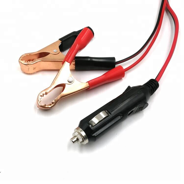 Car Cigarette Lighter adapter Extension Wiring Harness to Alligator Clamp Extension Harness manufacture