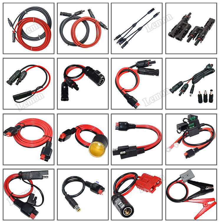 2.5mm2 Electric Vehicle Forklift 50A Battery Connector Solar Panel PV Cable Battery Solar Cable supplier