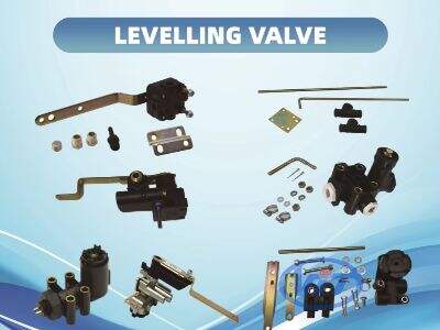 How do air brake valves interact with other components in the braking system?