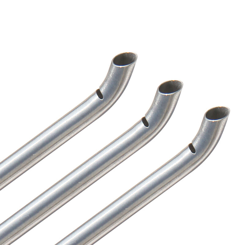 Sonde plasma kapiler tertekuk dari stainless steel