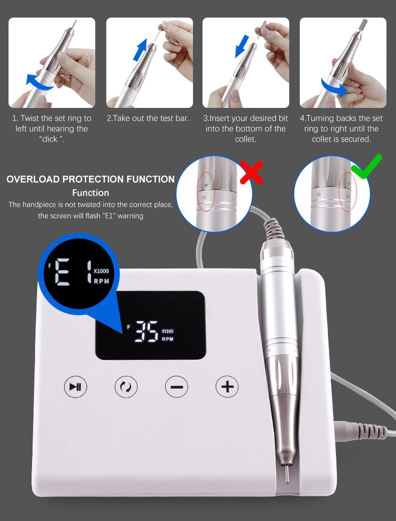 Desktop Nail Drill SN364M Professional-Grade Manicure Tool with Precision Engineering Ergonomic Design manufacture