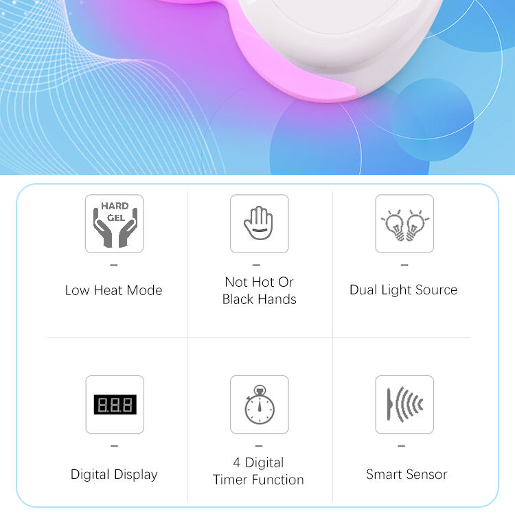 SN476 Pro Nail Lamp High-Efficiency LED Nail Dryer Professional UV Gel Polish Curing Light Smart Sensor Quick-Drying Nail Art Equipment for Salon & DIY Home Manicure manufacture