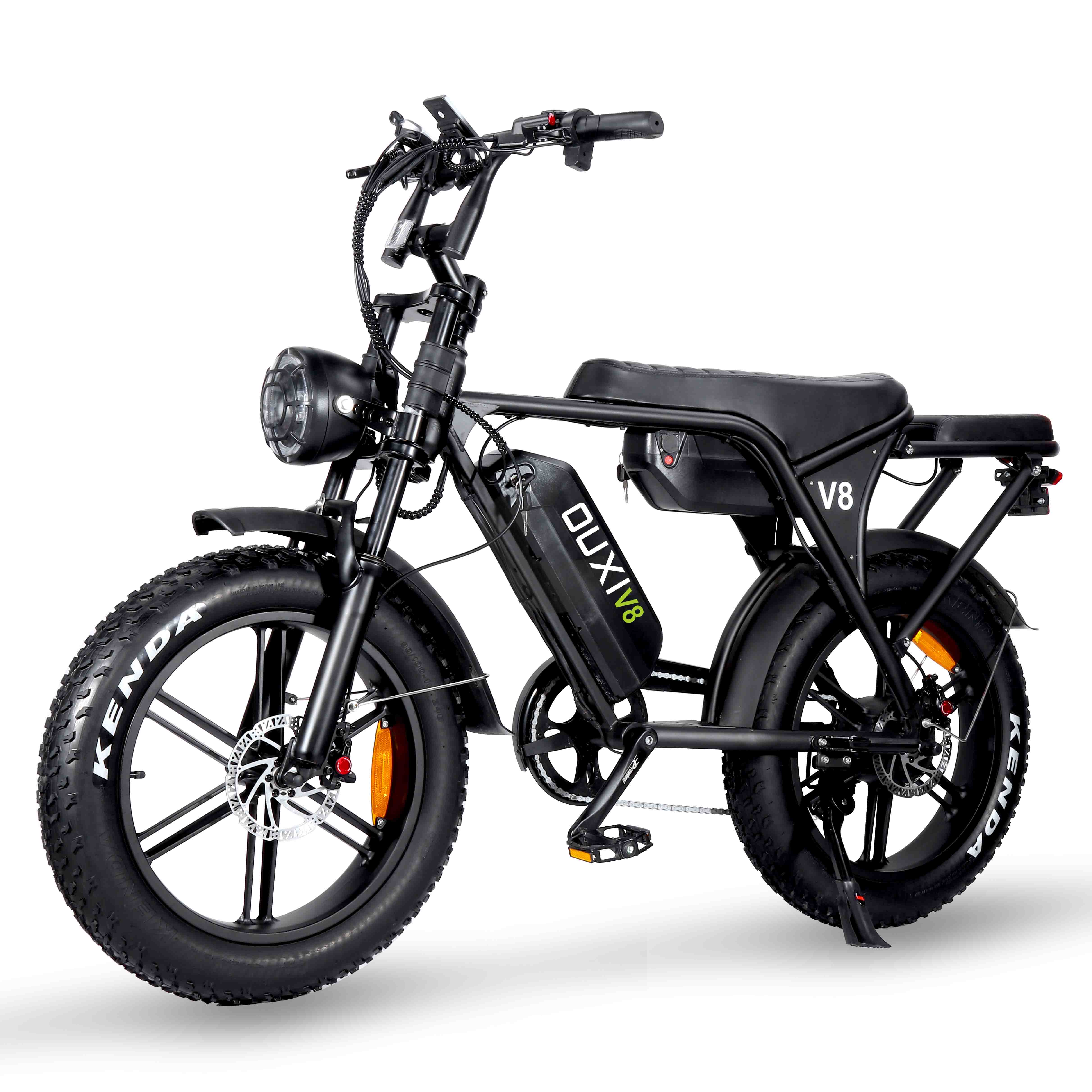 Enhanced OUXI V8 Electric Bicycle with Dual Battery Extended Range and Superior Performance manufacture