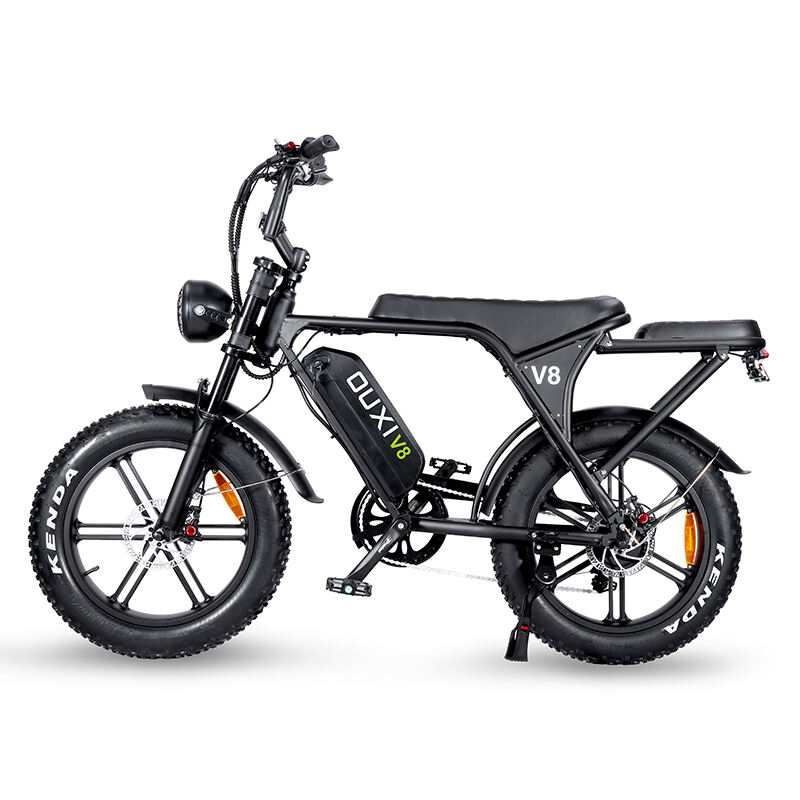 Enhanced OUXI V8 Electric Bicycle with extra seat Extended Range and Superior Performance