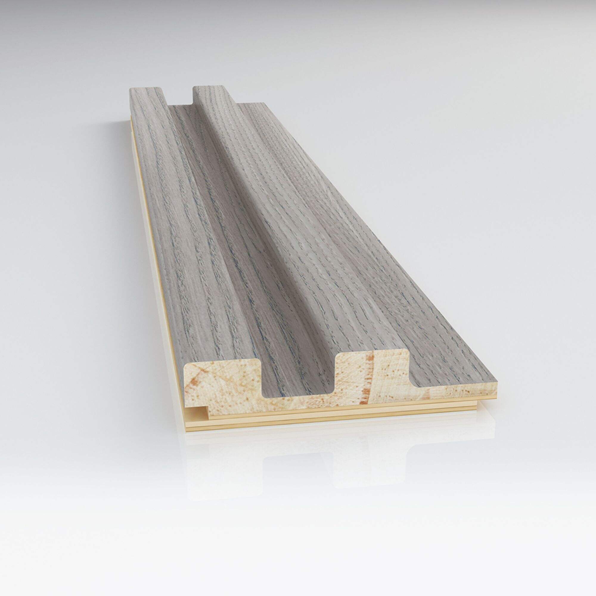 Two-Grid Wood Clip Strip B