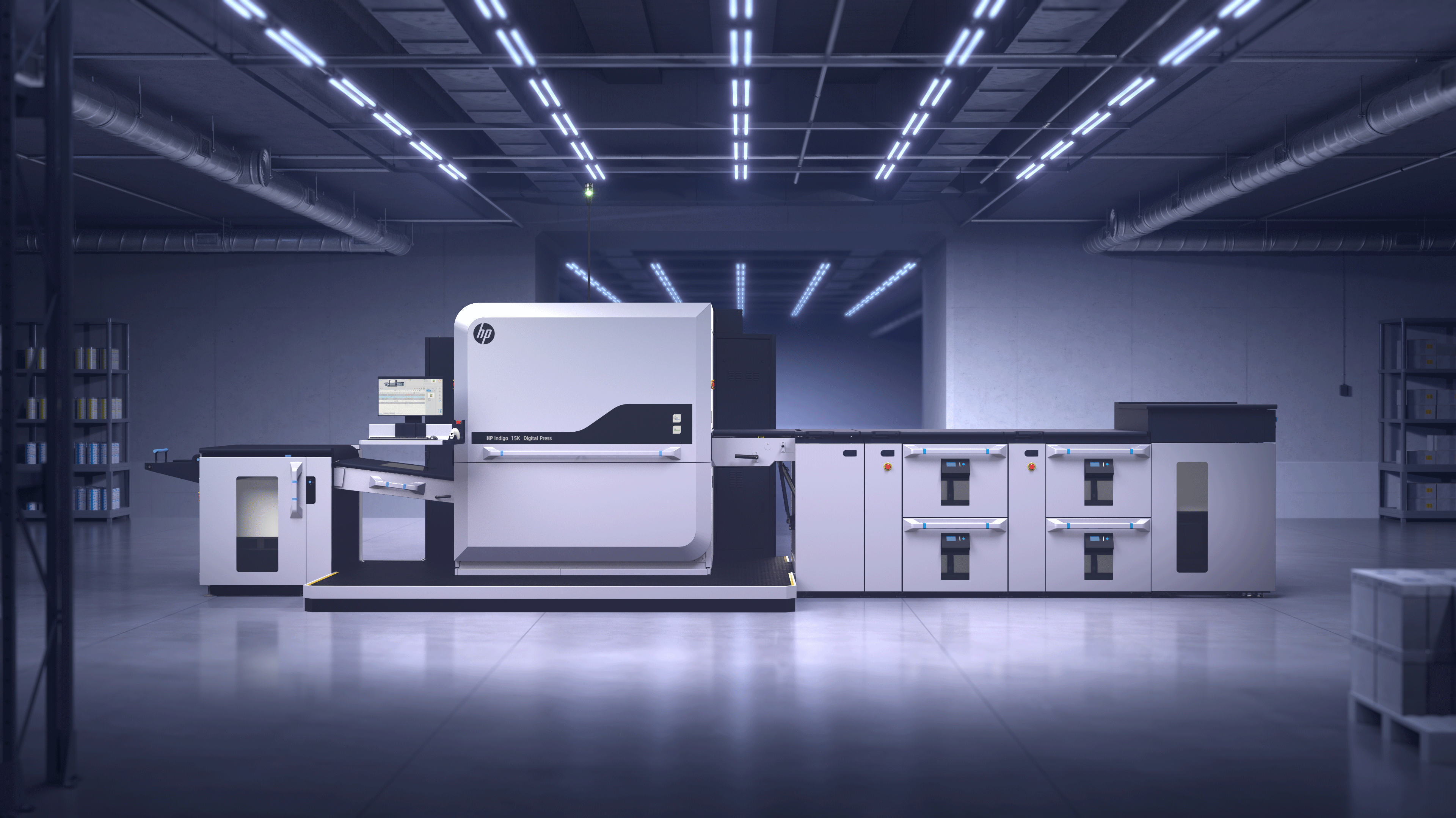 North China's first ultra HD digital printing machine HP Indigo 12K is located in Tianjin Fussen