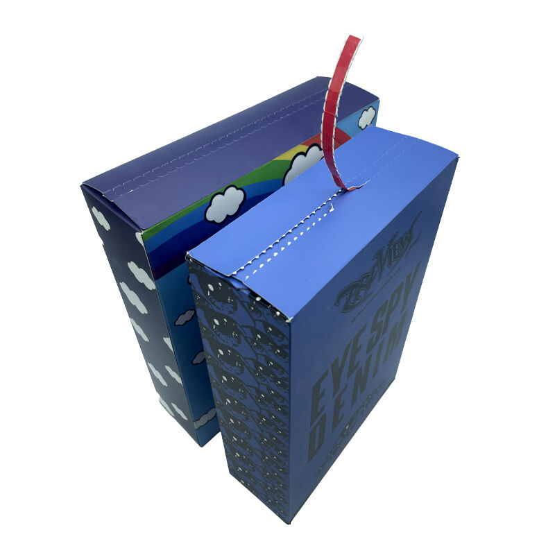 Zipper paper card box