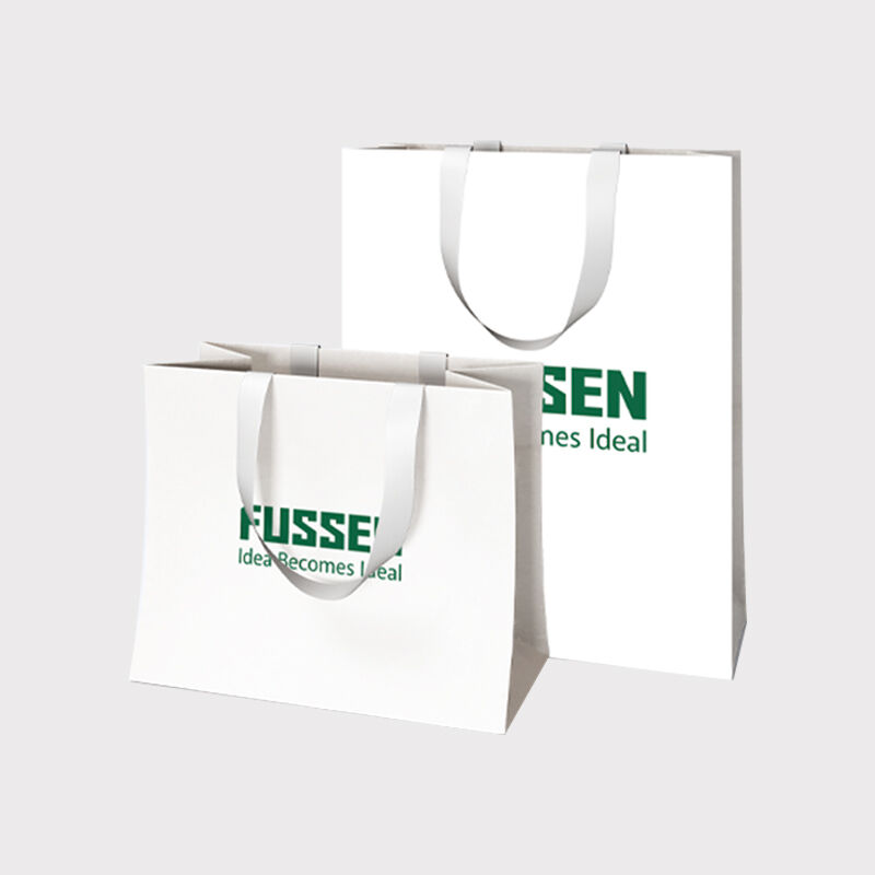 Ivory paper card bag